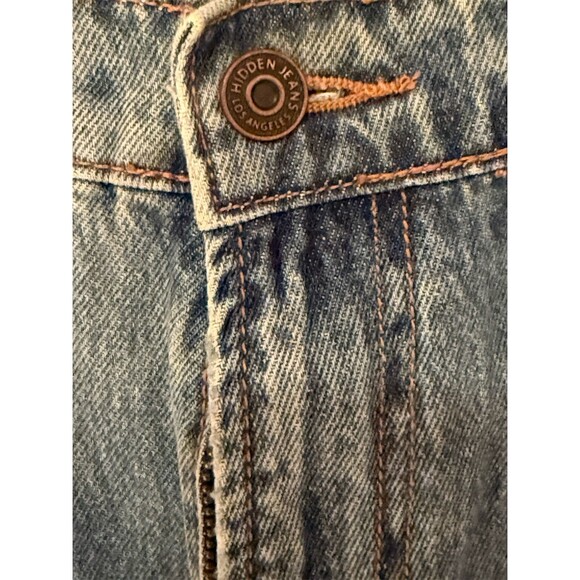 Hidden Jeans Womens Size 30 Light Wash Distressed Carpenter Cro - Picture 5 of 13